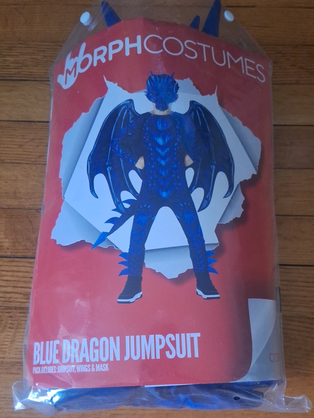 LIKE NEW-Morph Costumes-Blue Dragon-Child MEDIUM